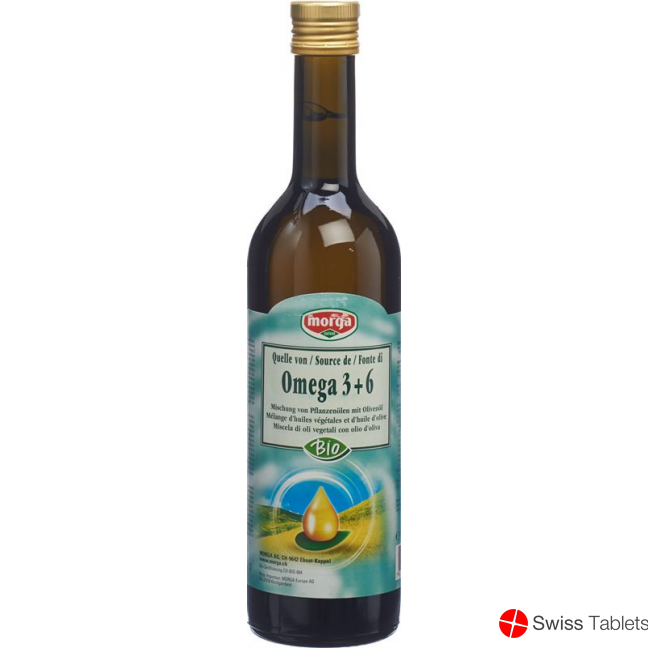 Morga Omega 3+6 Kaltgepresst Bio Speiseöl 5dl buy online