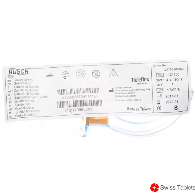 Rüsch Oropharyngealtubus Guedel Grösse 4 PVC buy online