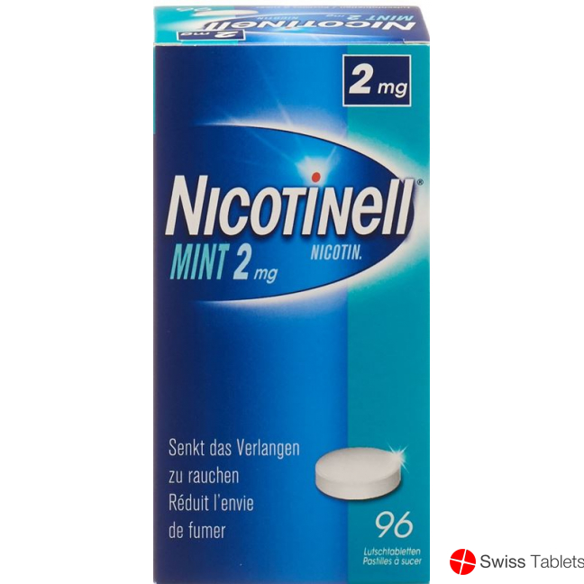 Nicotinell Lutschtabletten 2mg Mint 96 Stück buy online