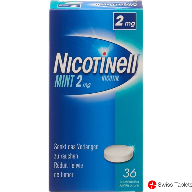 Nicotinell 2mg 36 Lutschtabletten buy online