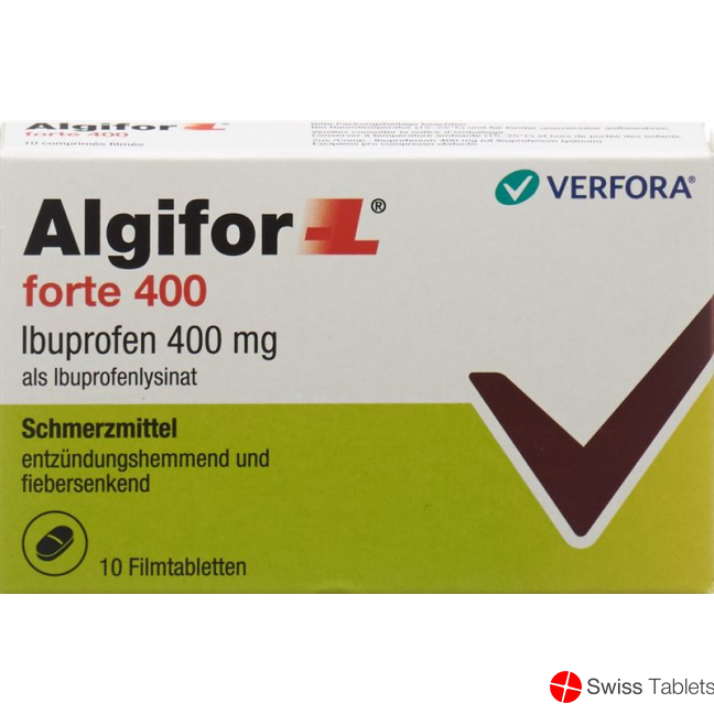 Algifor L forte 400mg 10 Filmtabletten buy online Algifor L forte 400mg 10 Filmtabletten buy online