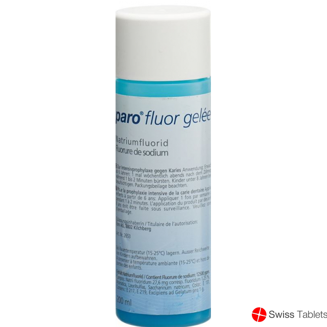 Paro Fluor Gelee Natriumfluorid Mint Flasche 200ml buy online