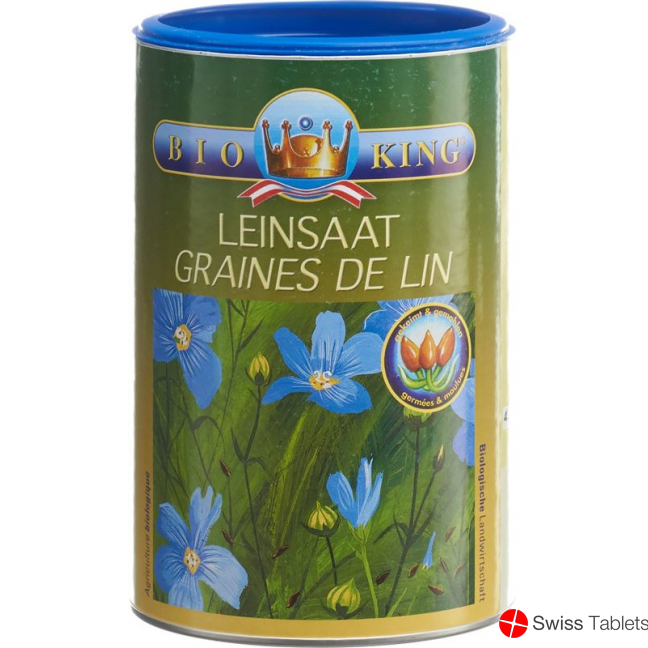 Bio King Leinsaat Gekeimt & Gemahlen 450g buy online