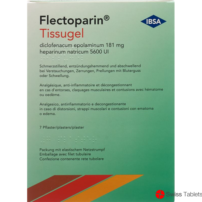 Flectoparin Tissugel 7 Pflaster buy online