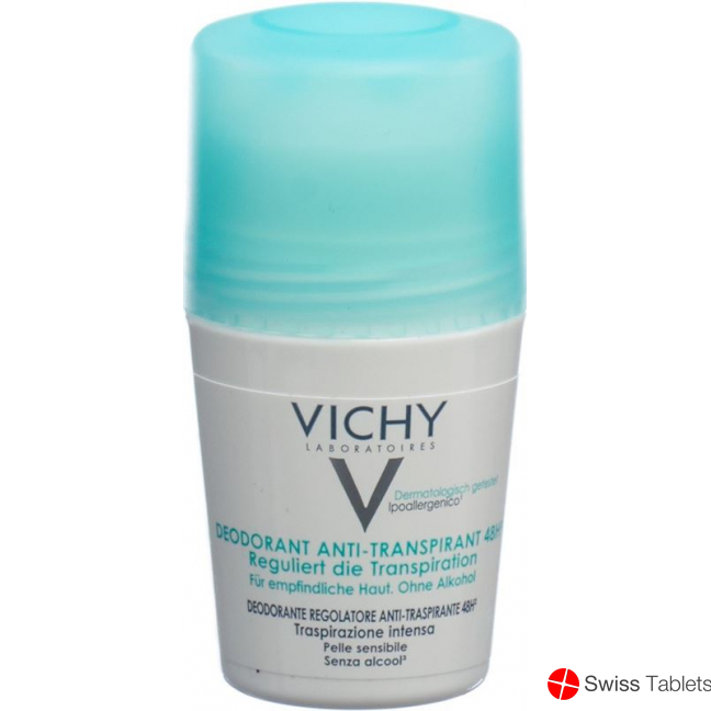 Vichy Deodorant Anti-Transpirant 48H Roll-On 50ml buy online