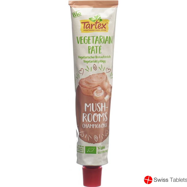 Tartex Champignon Pflanzliche Streichpastete Bio Tube 200g buy online