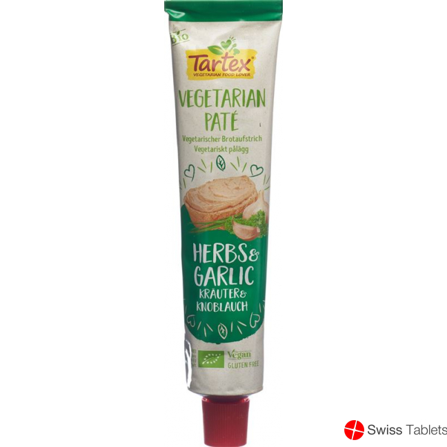 Tartex Aufstrich Kräuter Knobl Bio Tube 200g buy online