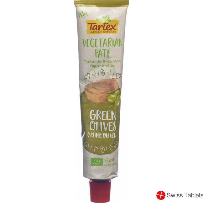 Tartex Olivera pflanzliche Streichpastete Bio Tube 200g buy online