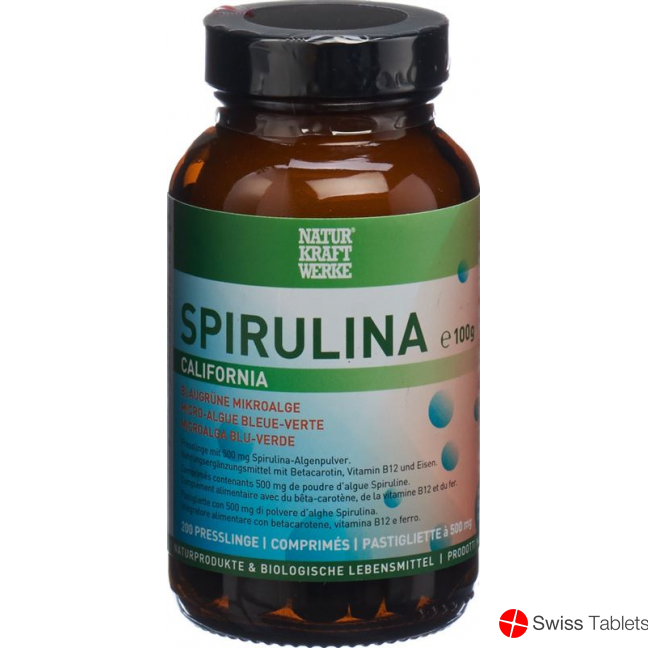 Spirulina California Tabletten 500mg 200 Stück buy online