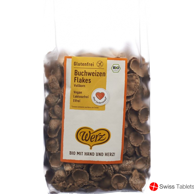 Werz Buchweizen Vollkorn Flakes Glutenfrei 250g buy online