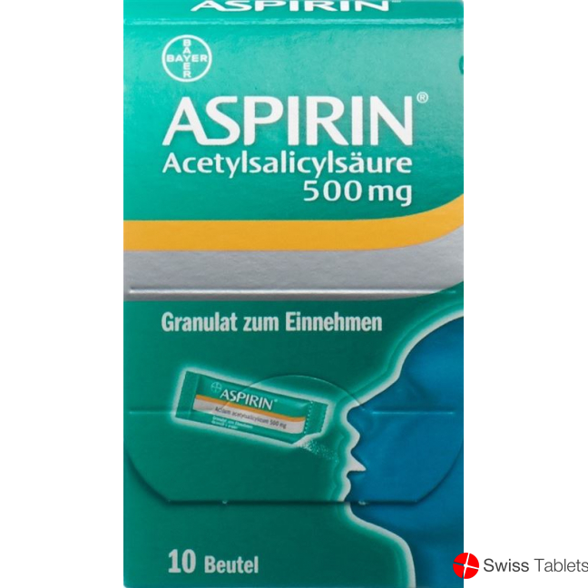 Aspirin Granulat 500mg 10 Beutel buy online