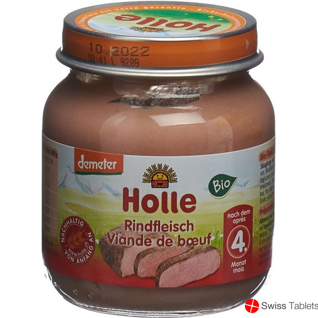 Holle Beef from the 4th month Organic 125g buy online