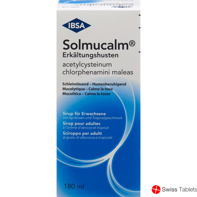 Solmucalm Erkältungshusten für Erwachsene 180ml buy online
