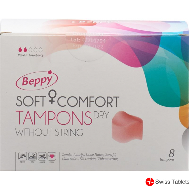 Beppy Soft Comfort Tampons Dry ohne Faden 8 Stück buy online