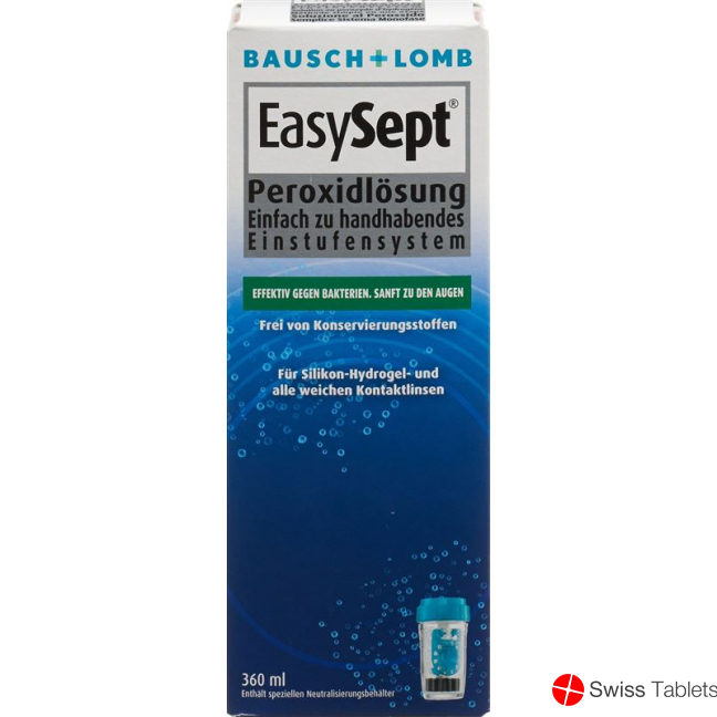 Bausch & Lomb Easysept Peroxidlösung 360ml buy online