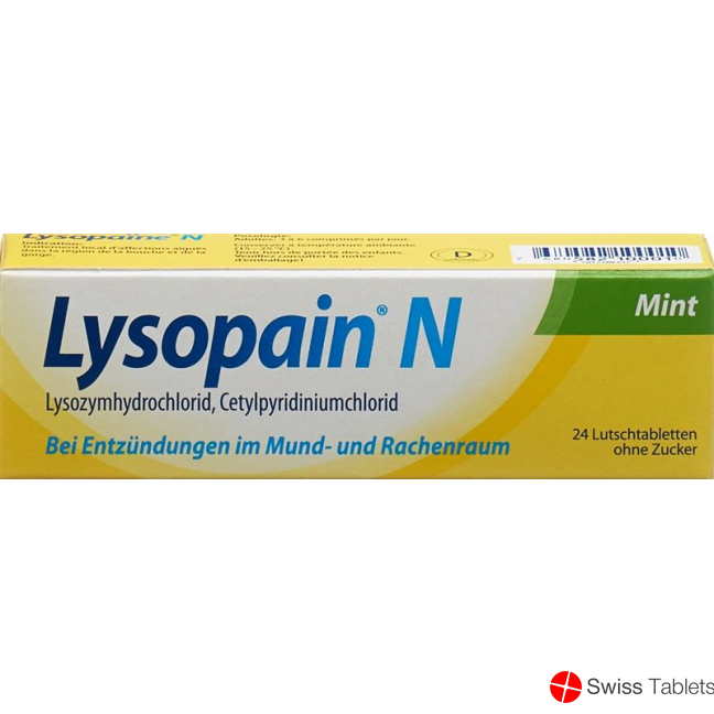 Lysopain N 24 Lutschtabletten buy online