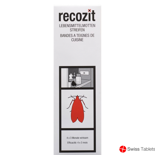 Recozit Lebensmittelmotten Streifen 4 Stück buy online