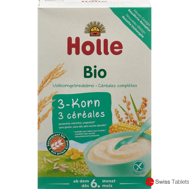 Holle Babybrei 3 Korn Bio 250g buy online