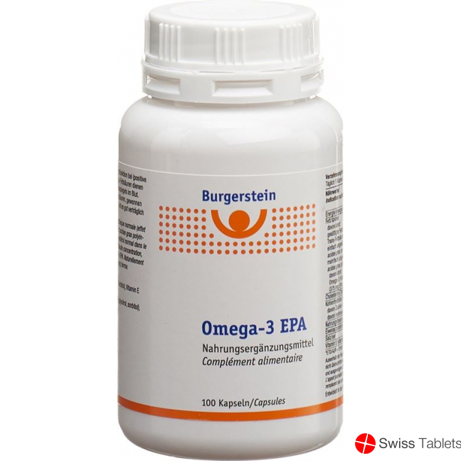Burgerstein Omega 3-EPA capsules 100 pieces buy online