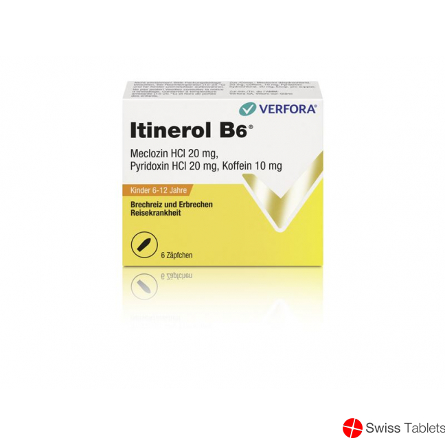 Itinerol B6 6 Zäpfchen für Kinder buy online