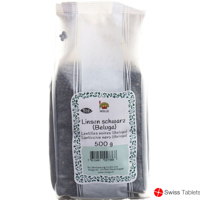 Holle Linsen Schwarz Beluga Bio 500g buy online