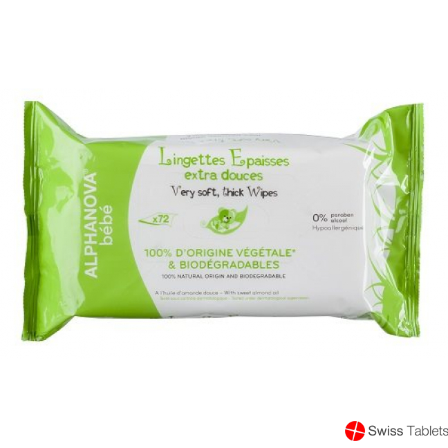 Alphanova BB Lingettes Coton Bio 72 Stück buy online