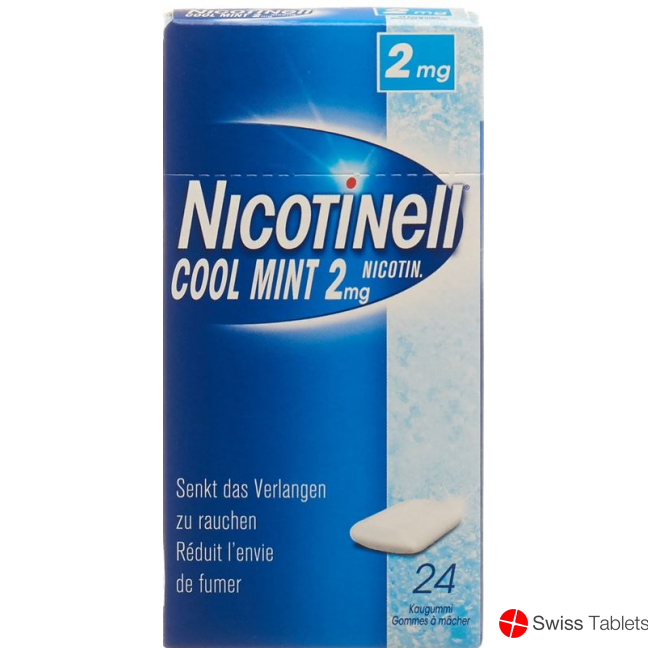 Nicotinell Cool Mint 2mg 24 Kaugummi buy online