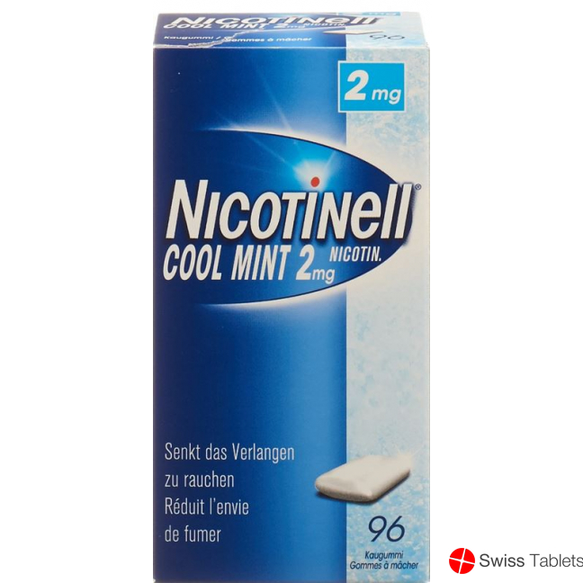 Nicotinell Cool Mint 2mg 96 Kaugummi buy online