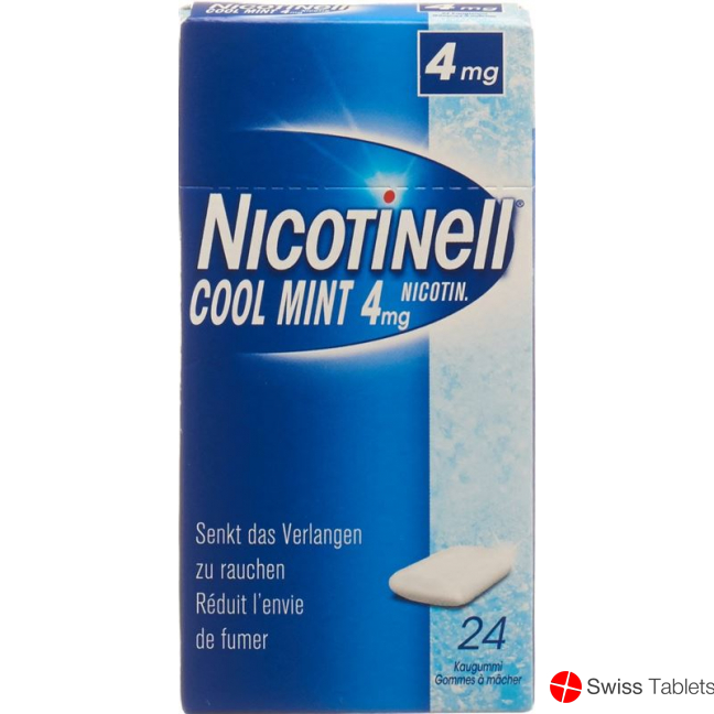 Nicotinell Cool Mint 4mg 24 Kaugummi buy online