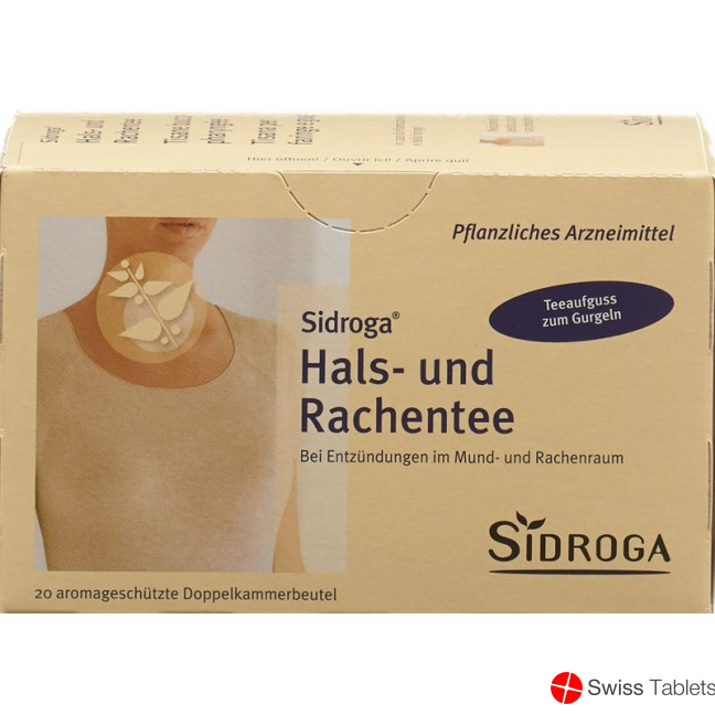 Sidroga Hals- und Rachentee 20 Beutel buy online