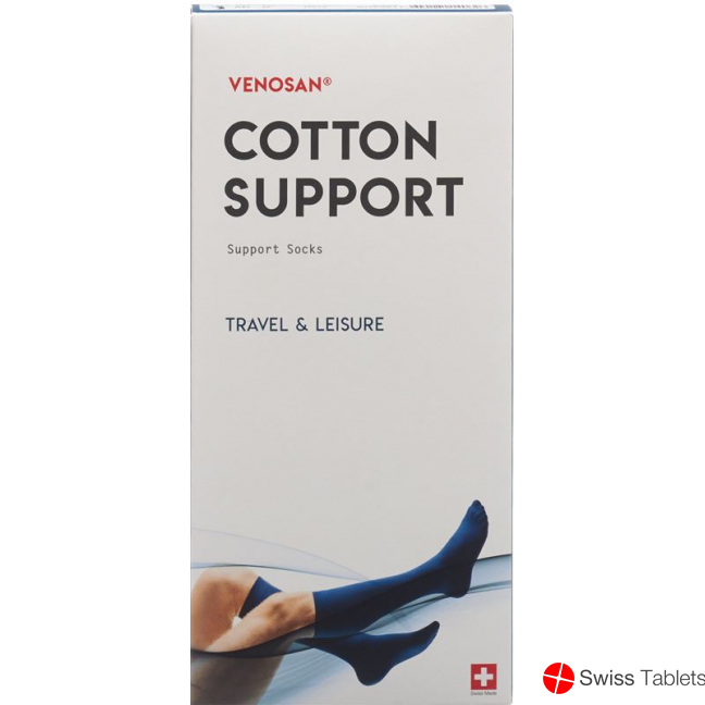 Venosan Cotton A-d Support Socks S Navy 1 Paar buy online