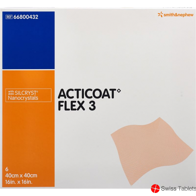Acticoat Flex 3 Wundverband 40x40cm 6 Stück buy online