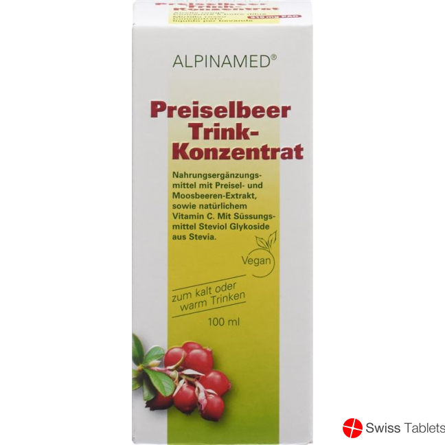 Alpinamed Cowberry drinking concentrate 100ml buy online