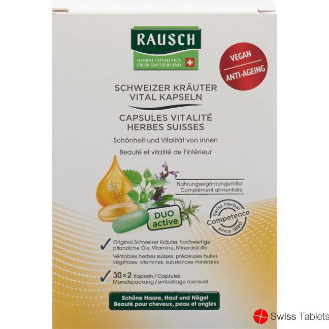 Rausch Kräuter Vital 60 Kapseln buy online