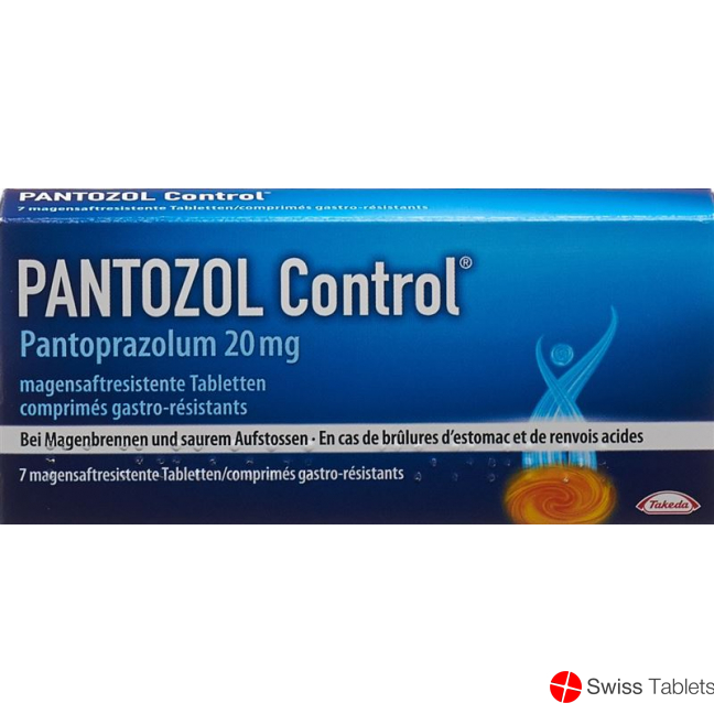 Pantozol Control 20mg 7 Tabletten buy online