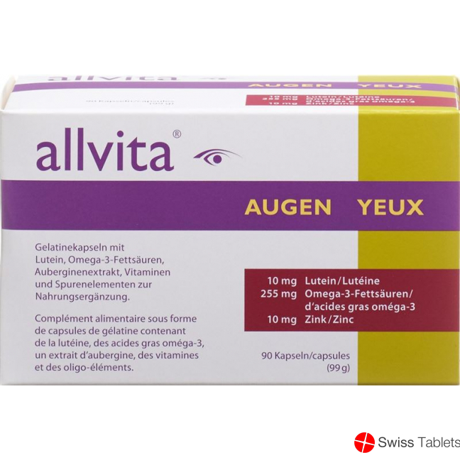 Allvita Augen Kapseln 90 Stück buy online