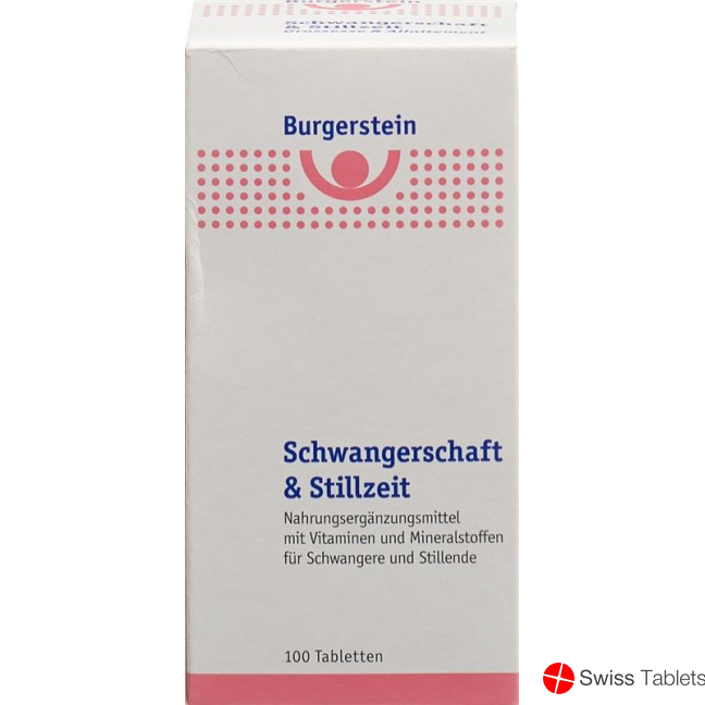 BURGERSTEIN Schwangerschaft&Stillzeit tablets buy online