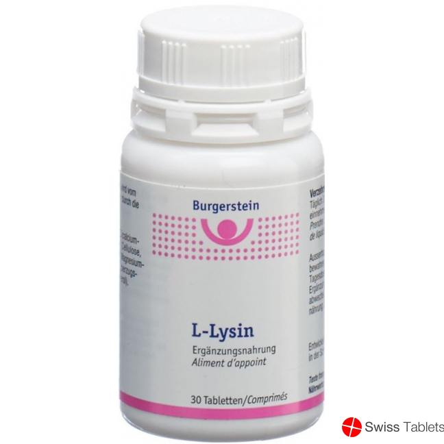 Burgerstein L-Lysine 30 tablets buy online