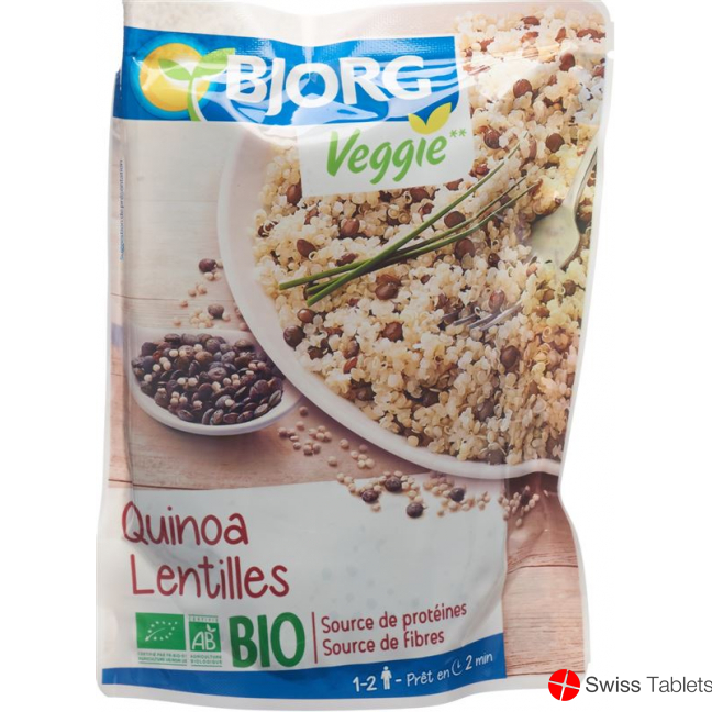Bjorg Quinoa Lentilles Doy Pack 250g buy online
