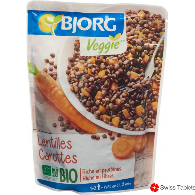 Bjorg Lentilles Carottes Doy Pack 250g buy online
