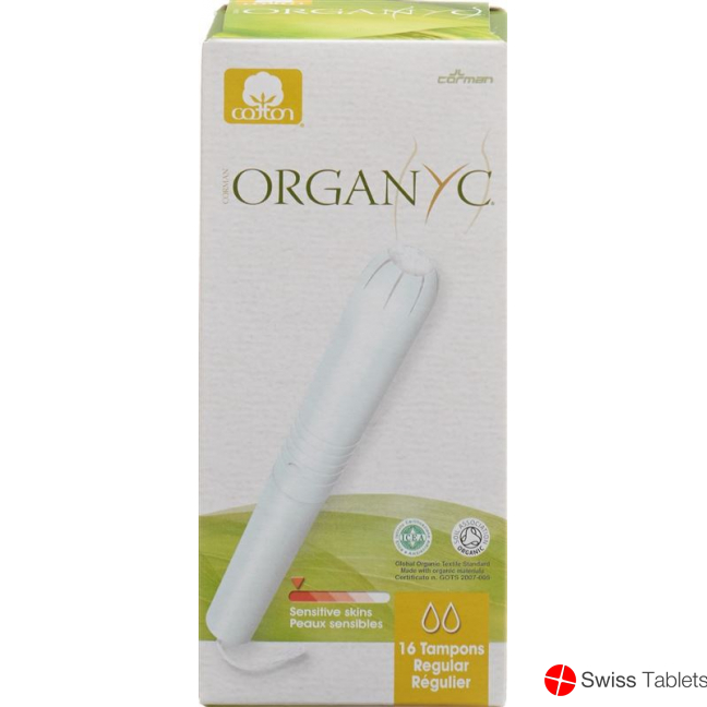 Organyc Tampons Regular mit Applikator 16 Stück buy online