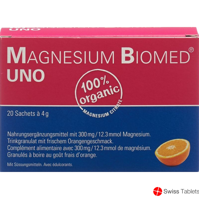 Magnesium Biomed Uno 20 Granulate bags buy online