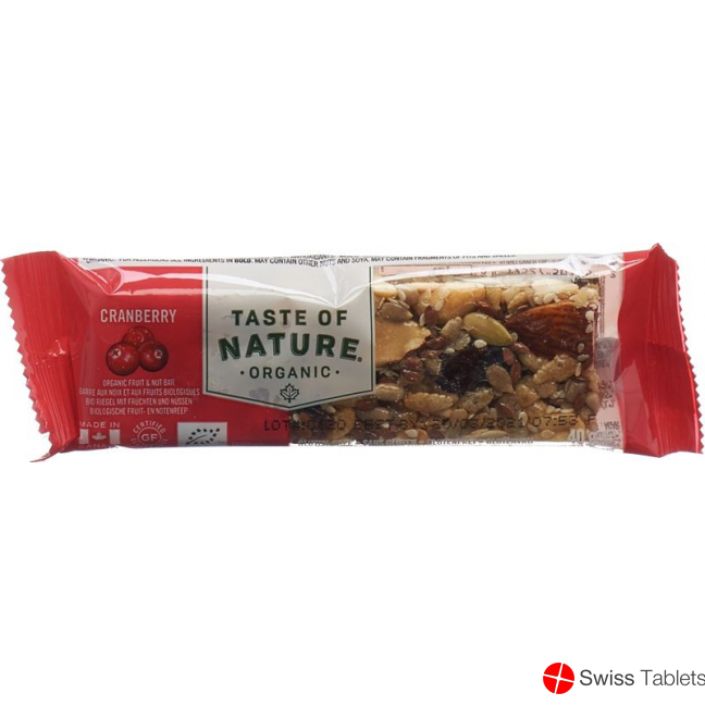 Taste Of Nature Riegel Cranberry 40g buy online
