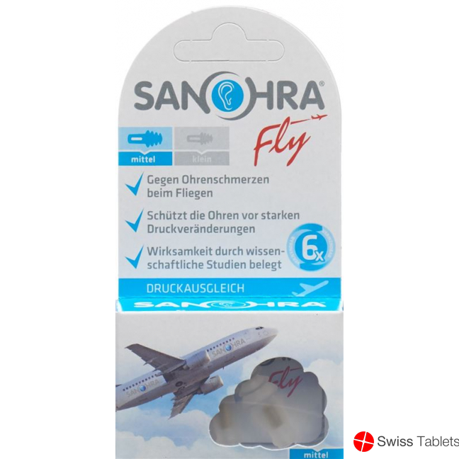 Sanohra Fly Ohrenstöpsel Erwachsene 2 Stück buy online