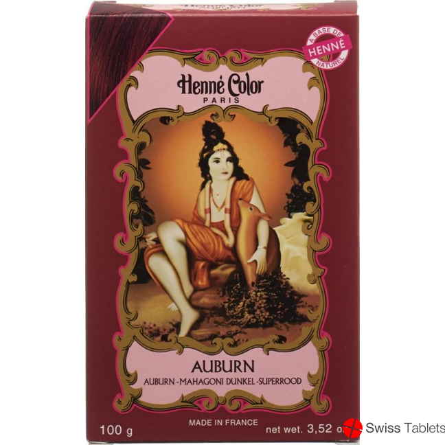 Henné Color Mahagoni Dunkel Henna-Pulver 100g buy online