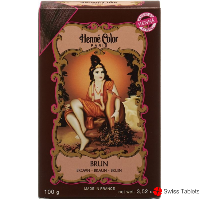 Henné Color Braun Henna-Pulver 100g buy online