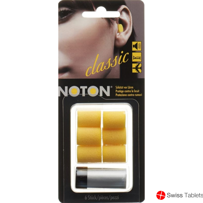 Noton Ear Gehörschutzpfropfen Blister 3 Paar buy online