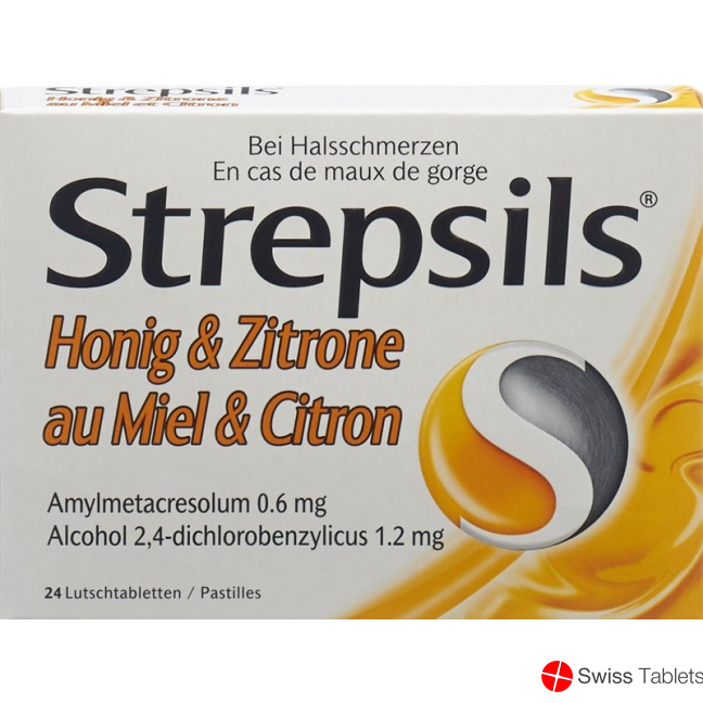 Strepsils Honig & Zitrone 24 Lutschtabletten buy online