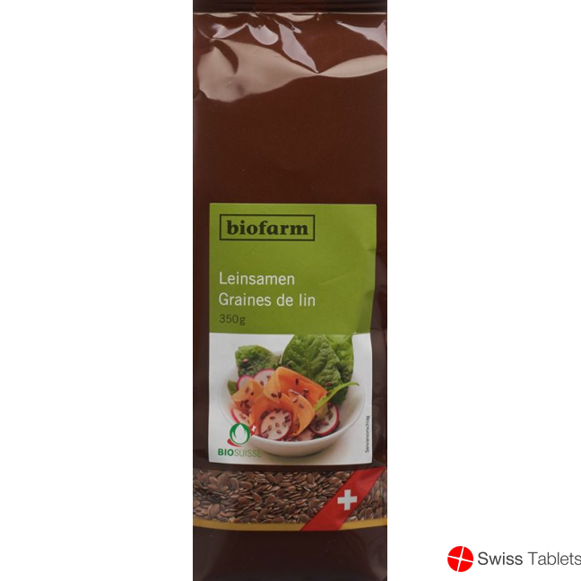 Biofarm Leinsamen Ch Knospe Beutel 350g buy online