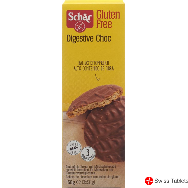 Schär Digestive Choc Glutenfrei 150g buy online